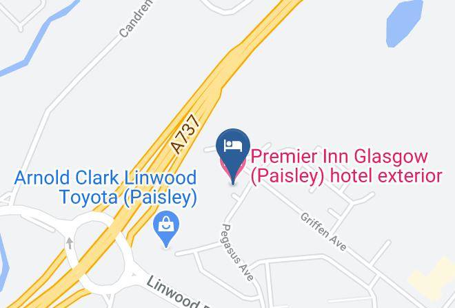 Renfrewshire - Premier Inn Glasgow Paisley Hotel Maps