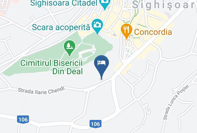 Hotel Extravagance Sighisoara Map
