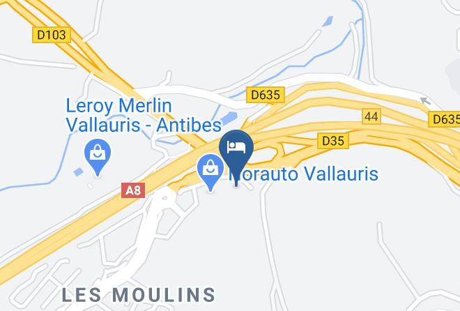 Maritime Alps - Hotel F1 Antibes Sophia Antipolis Maps