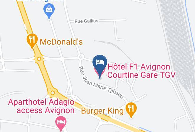Vaucluse - Hotel F1 Avignon Courtine Gare Tgv Maps