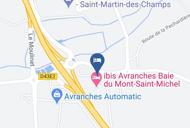 Manche - Hotel F1 Avranches Maps
