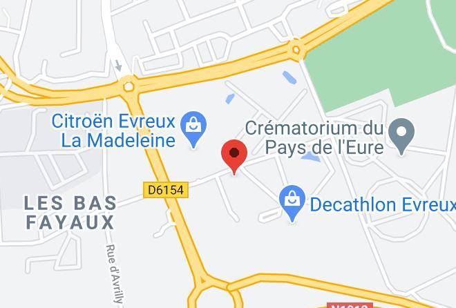 Eure - Hotel F1 Evreux Sud Maps