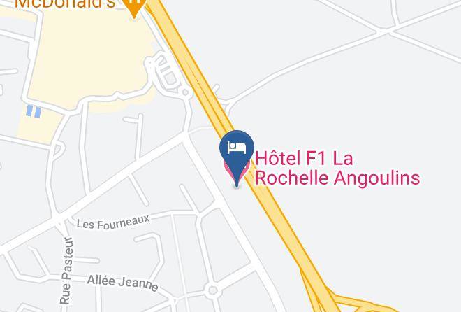 Charente Maritime - Hotel F1 La Rochelle Angoulins Maps