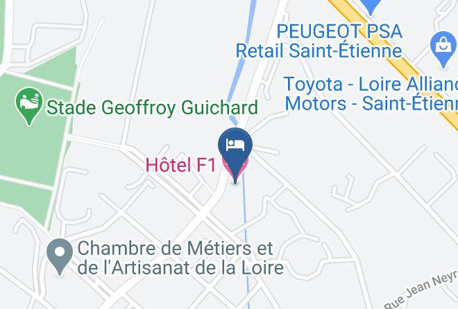 Loire - HotelF1 Saint Etienne Hotel Maps