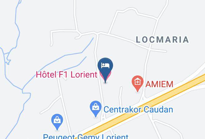 Morbihan - Hotel F1 Lorient Maps