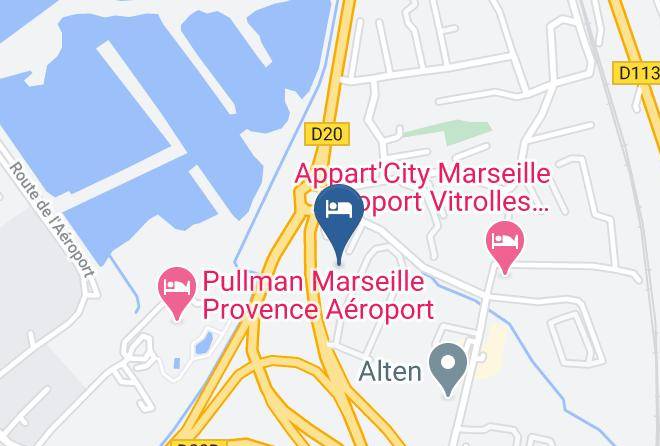 Bouches Du Rhone - Hotel F1 Marseille Aeroport Maps