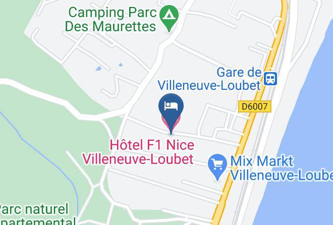 Maritime Alps - Hotel F1 Nice Villeneuve Loubet Maps