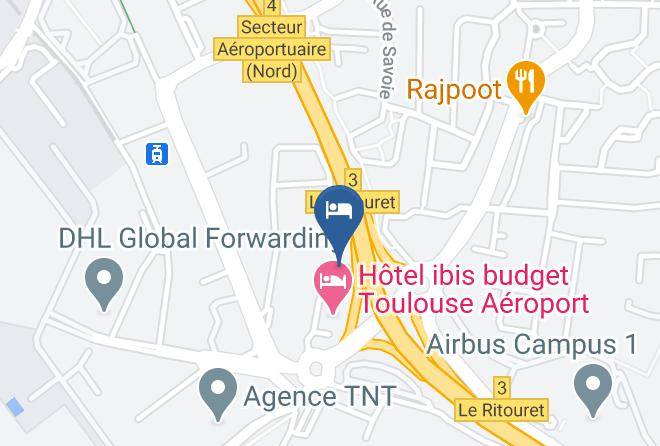 Haute Garonne - Hotel F1 Toulouse Aeroport Hotel Maps