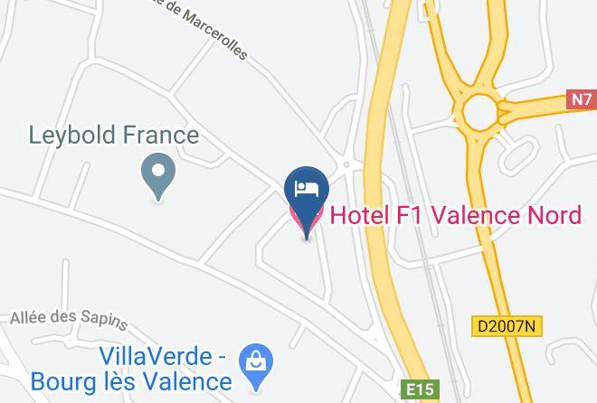 Drome - Hotel F1 Valence Nord Maps