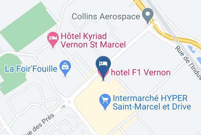 Hotel F1 Vernon Map