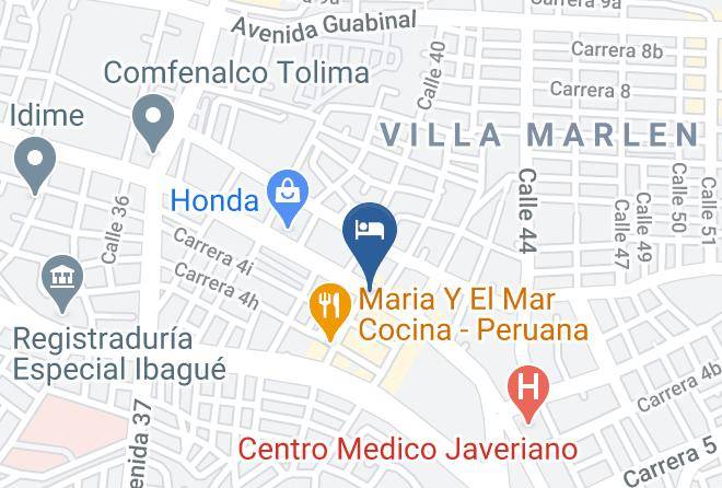 Ibague - Hotel F25 Maps