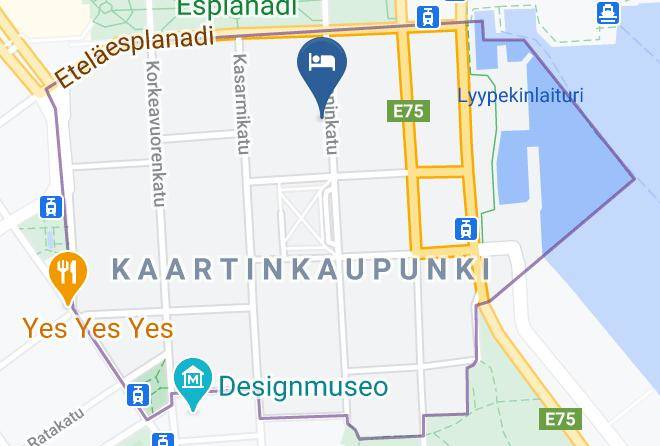 Helsinki - Hotel F6 Maps