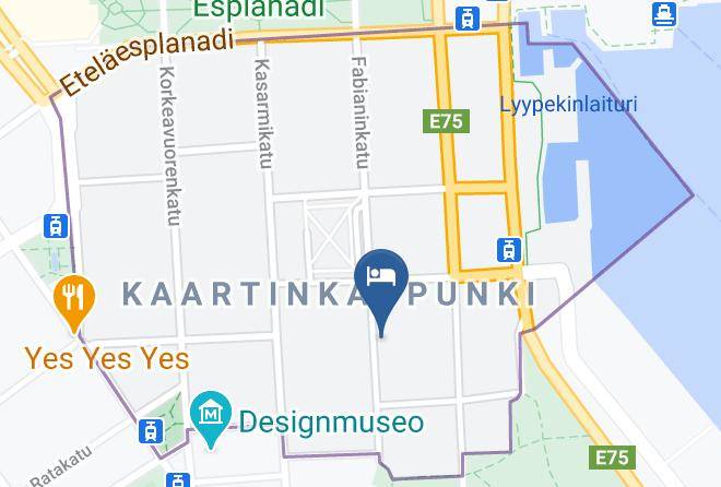 Helsinki - Hotel Fabian Maps