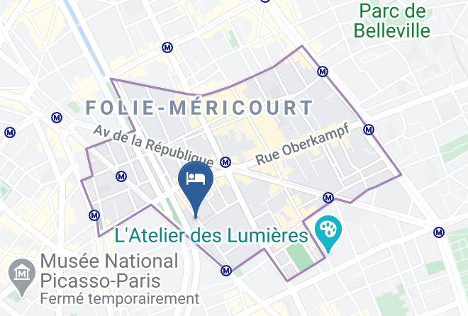Paris - Hotel Fabric Maps