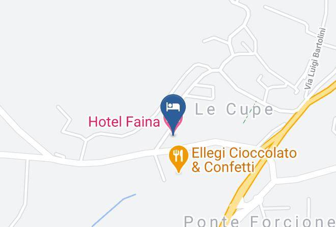 Perugia - Hotel Faina Maps