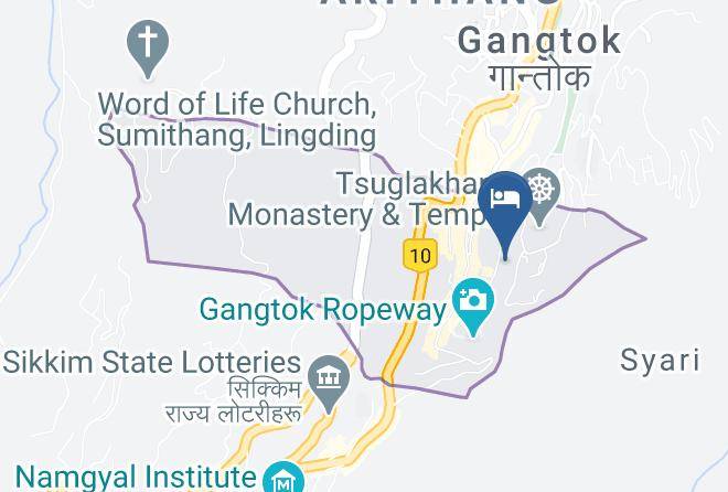 Hotel Fair View Gangtok Map