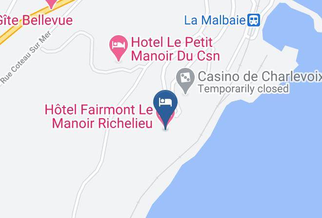 Charlevoix Est Regional County Municipality - Hotel Fairmont Le Manoir Richelieu Maps