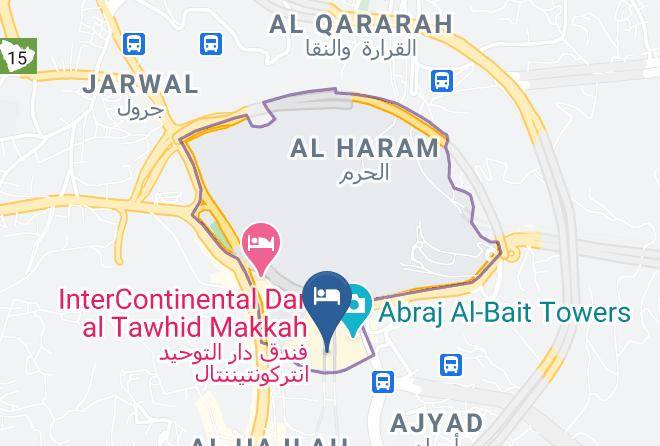 Mecca - Hotel Fairmont Makkah Clock Royal Tower Maps