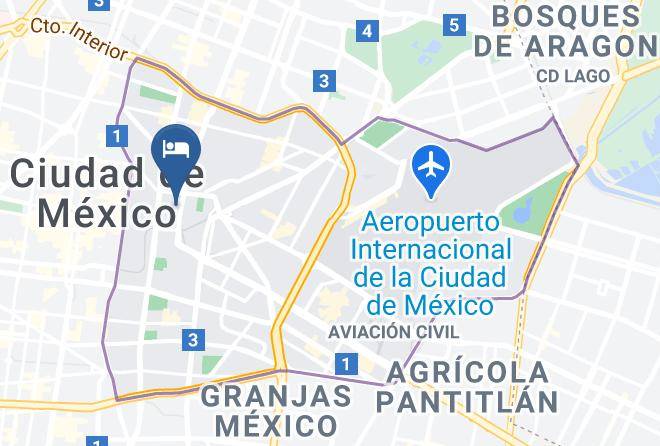 Venustiano Carranza - Hotel Mx Congreso Maps
