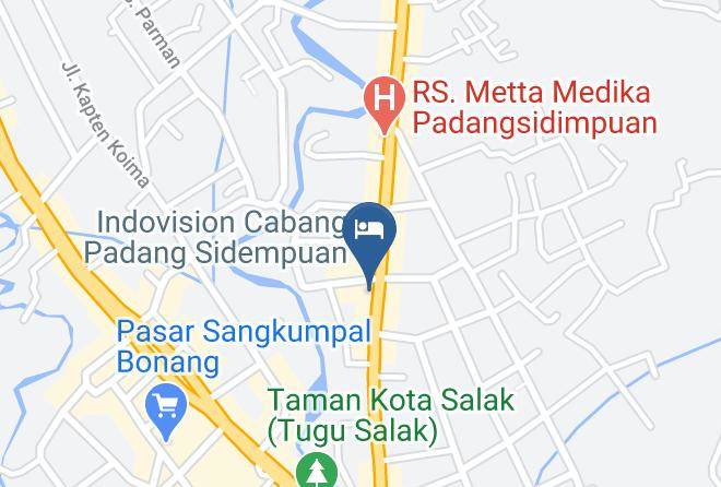 Kota Padang Sidempuan - Hotel Fajar Koy Maps