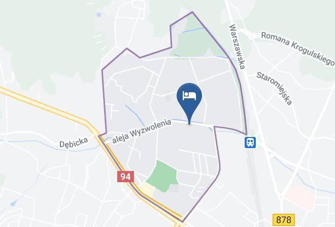 Rzeszow - Hotel Falcon Rzeszow Maps