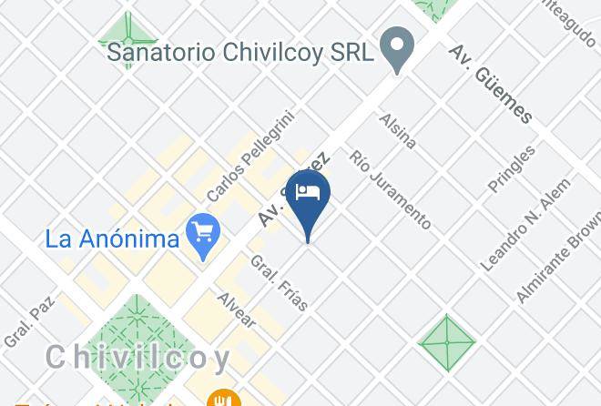 Chivilcoy - Hotel Falcone Maps