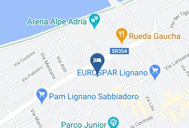 Udine - Hotel Falcone Lignano Maps