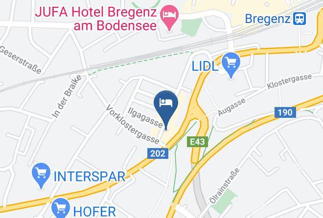 Bregenz - Hotel Falken Maps