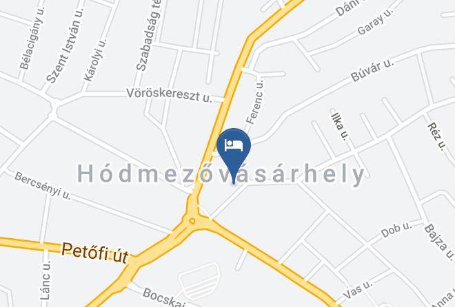 Hodmezovasarhely - Hotel Fama Maps