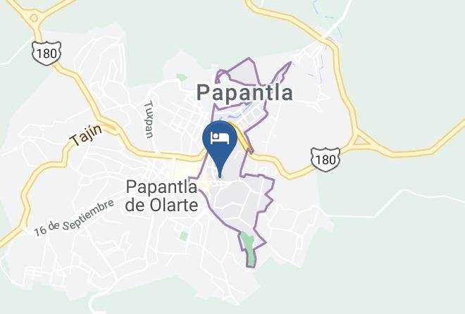 Papantla - Hotel Familiar Arenas Maps