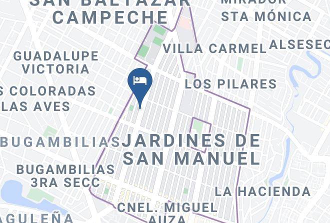 Puebla Jardines De San Manuel - Hotel Familiar Las Vegas Maps