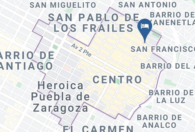 Heroica Puebla De Zaragoza Puebla - Hotel Familiar Los Angeles Maps