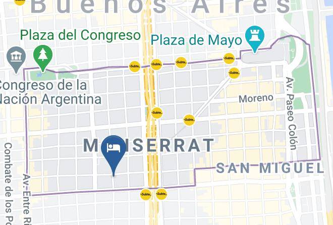 Autonomous City Of Buenos Aires - Hotel Familiar Los Angelitos Maps