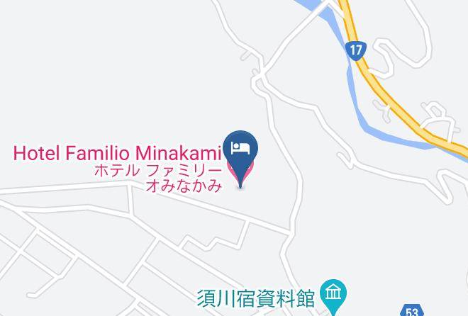 Minakami Towntone District - Hotel Familio Minakami Maps
