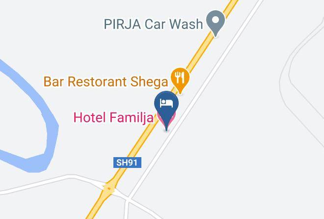 Kucove - Hotel Familja Maps