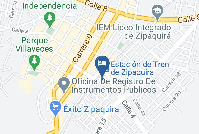 Zipaquira - Hotel Family Haclams Maps