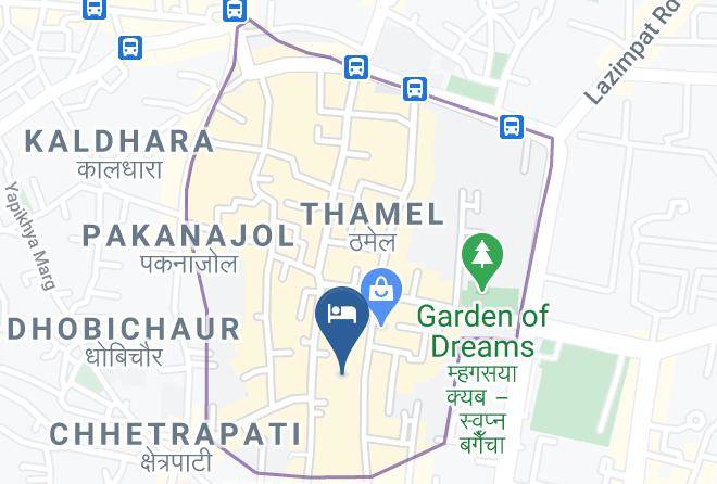 Kathmandu - Hotel Family Home Maps