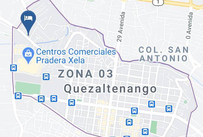 Quetzaltenango - Hotel Family Puac Maps