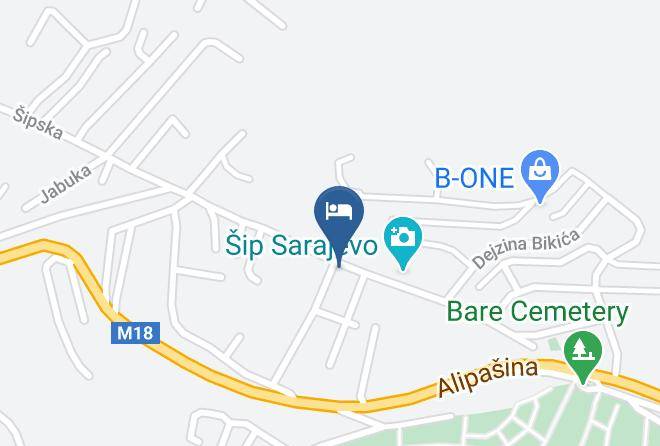 Hotel Family Sarajevo Map