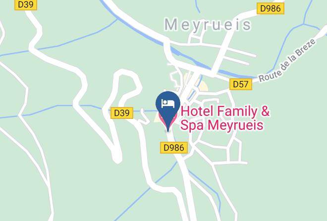 Lozere - Hotel Family & Spa Meyrueis Maps