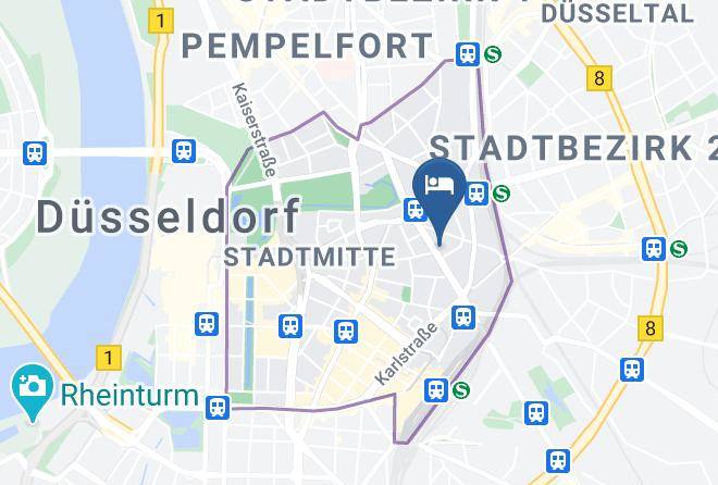 Dusseldorf - Hotel Famosa Maps