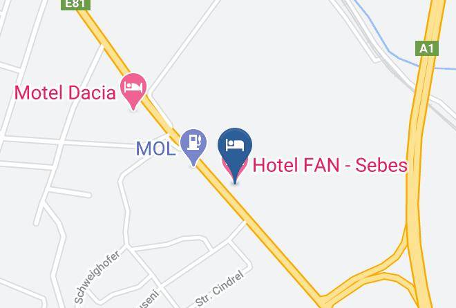 Sebes - Hotel Fan Sebes Maps