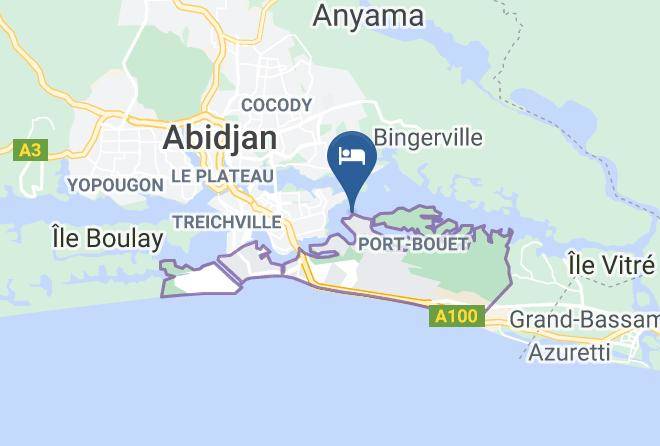 Abidjan - Hotel Farafina Maps