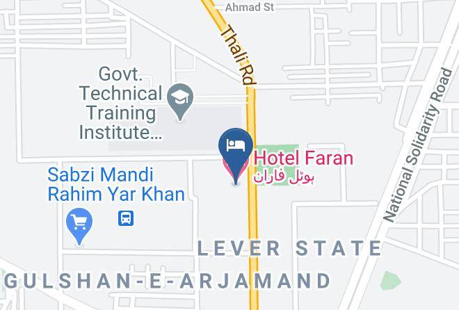 Islamabad - Hotel Faran Maps