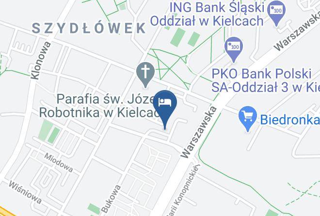 Kielce - Hotel Faraon Maps