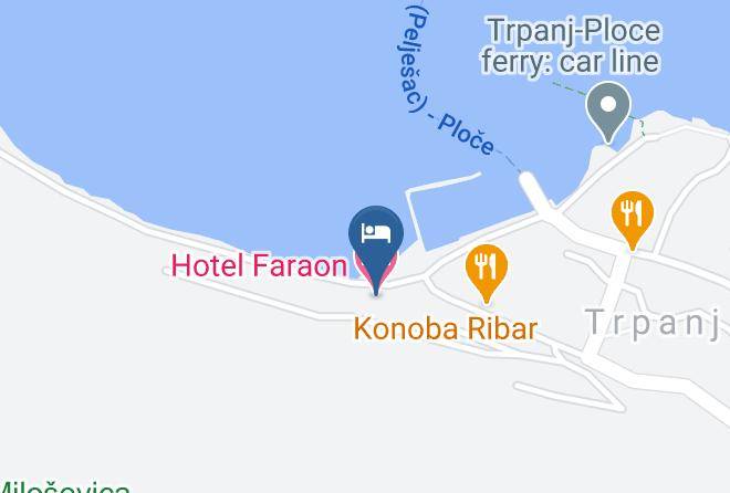 Trpanj - Hotel Faraon Maps