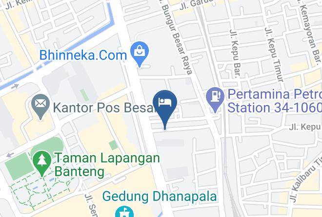 Central Jakarta - Hotel Farel Maps