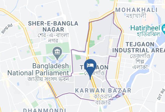 Dhaka - Hotel Farmgate Maps