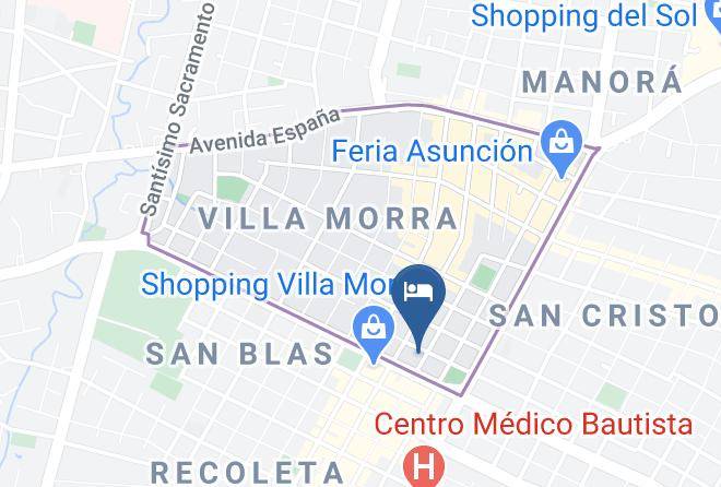 Asuncion - Hotel Faro Norte Suites Maps