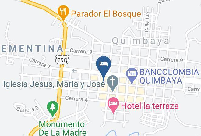Quimbaya - Hotel Faroles Quimbaya Maps